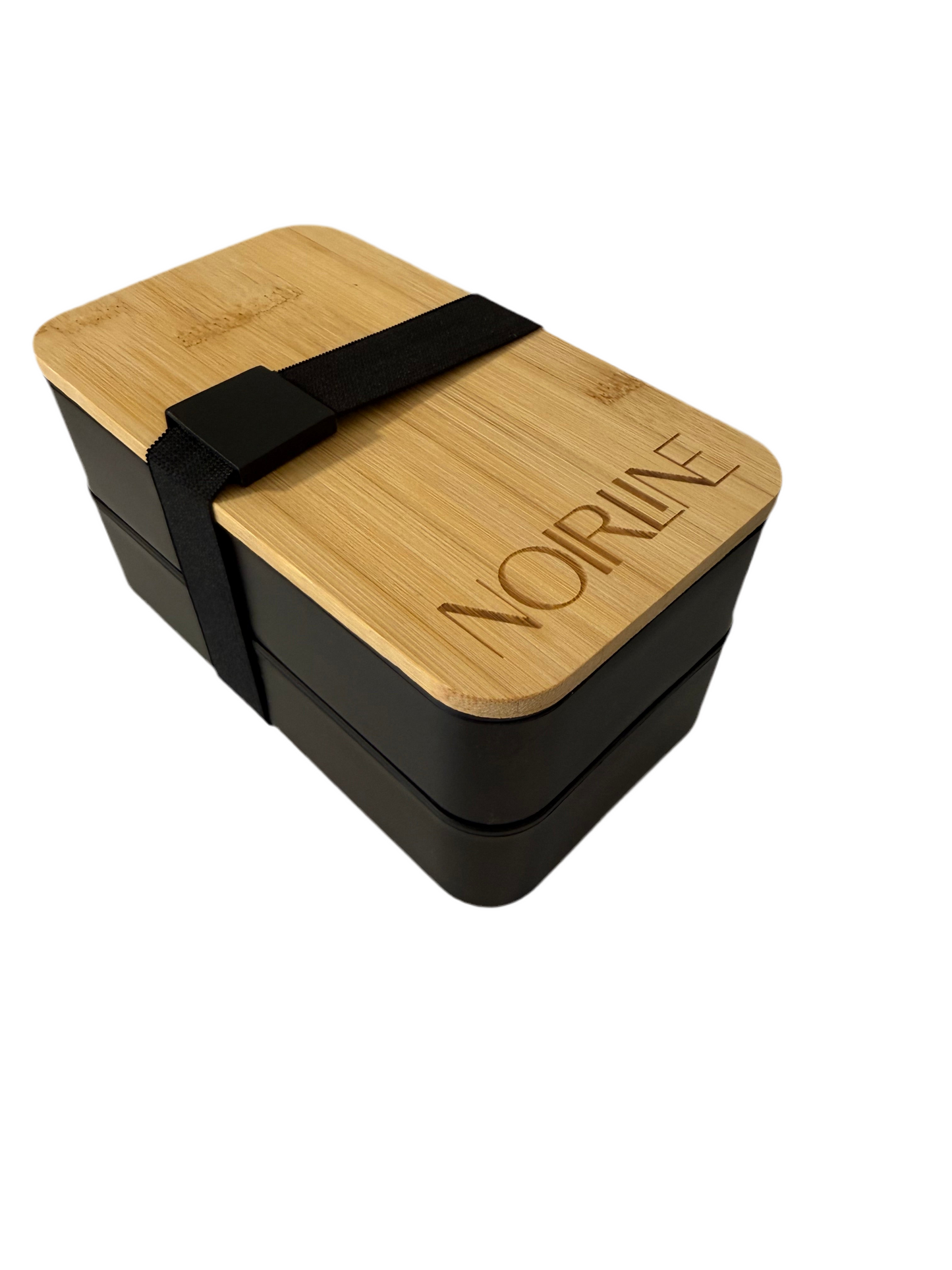 2 stöckige Lunchbox schwarz